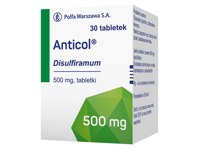 Anticol interakcje ulotka tabletki 500 mg 