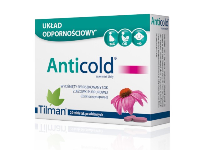 Anticold interakcje ulotka tabletki powlekane - 20 tabl.