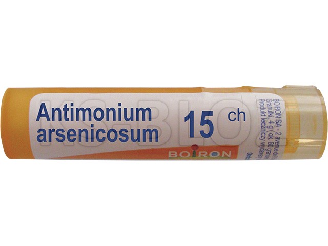 Antimonium Arsenicosum 15 CH interakcje ulotka granulki  4 g