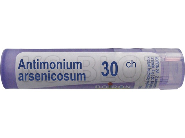 Antimonium Arsenicosum 30 CH interakcje ulotka granulki  4 g