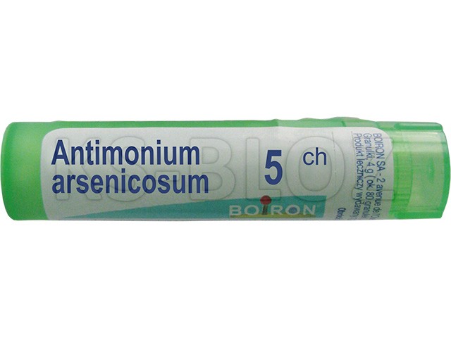 Antimonium Arsenicosum 5 CH interakcje ulotka granulki  4 g