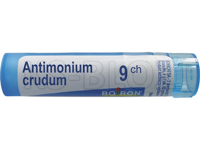 Antimonium Crudum 9 CH interakcje ulotka granulki  4 g