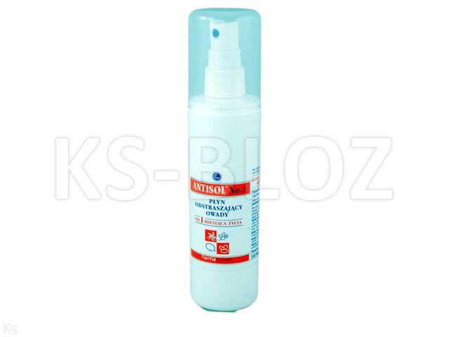 Antisol No 1 Płyn odstraszająca owady interakcje ulotka aerozol  150 ml | butelka