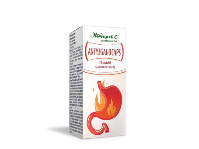 Antyzgagocaps interakcje ulotka kapsułki - 30 kaps.