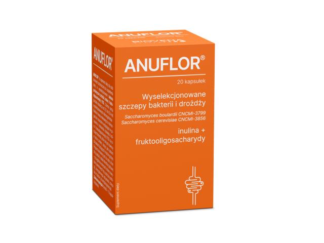 Anuflor interakcje ulotka kapsułki - 20 kaps.