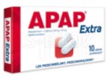 Apap Extra interakcje ulotka tabletki powlekane 500mg+65mg 10 tabl.