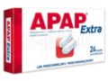 Apap Extra interakcje ulotka tabletki powlekane 500mg+65mg 24 tabl. | 4 blist.po 6 szt..