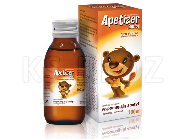 Apetizer Junior Syrop dla dzieci interakcje ulotka syrop  100 ml