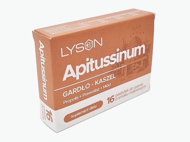 Apitussinum Propolis Prawoślaz Miód interakcje ulotka pastylki do ssania - 16 pastyl.