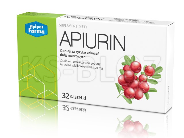 Apiurin interakcje ulotka proszek - 32 sasz.