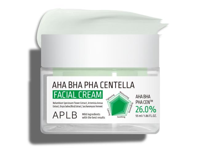 APLB AHA BHA PHA Centella Facial Cream Krem do twarzy interakcje ulotka krem - 55 ml