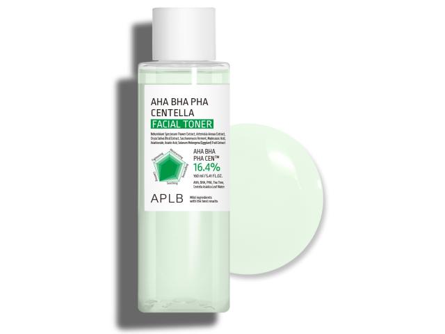 APLB AHA BHA PHA Centella Facial Toner Tonik do twarzy interakcje ulotka tonik - 160 ml