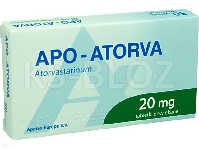 Apo-Atorva interakcje ulotka tabletki powlekane 20 mg 