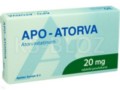 Apo-Atorva interakcje ulotka tabletki powlekane 20 mg 30 tabl. | 3 blist.po 10 szt.