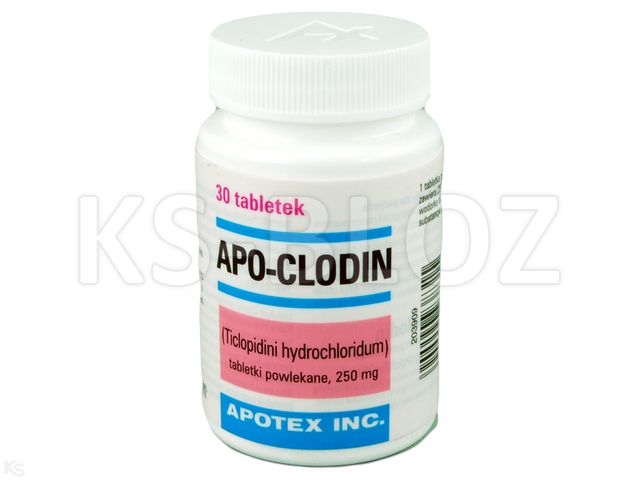 Apo-Clodin interakcje ulotka tabletki powlekane 250 mg 30 tabl. (but.)