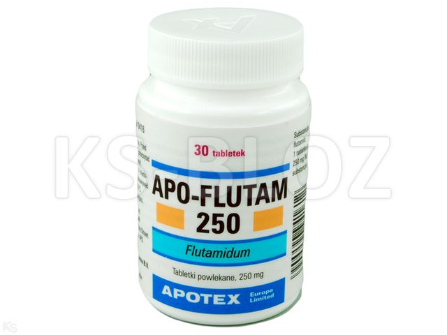 Apo-Flutam interakcje ulotka tabletki powlekane 250 mg 30 tabl.