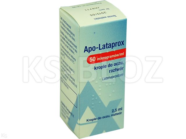 Apo-Lataprox interakcje ulotka krople do oczu, roztwór 50 mcg/ml 1 but. po 2,5 ml