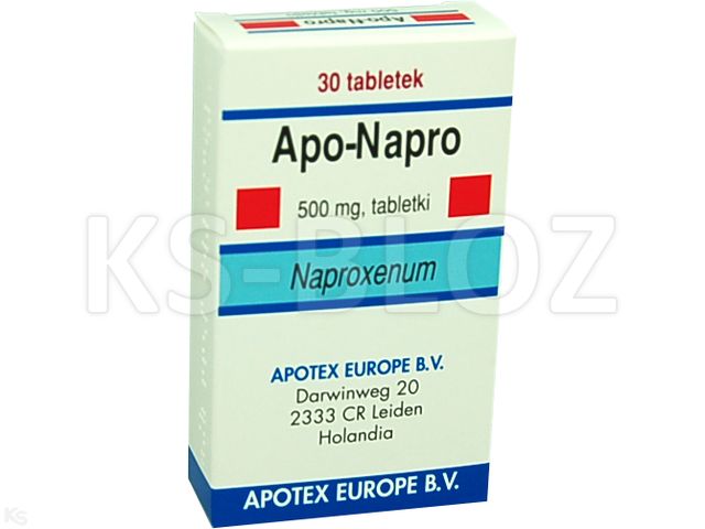 Apo-Napro interakcje ulotka tabletki 500 mg 