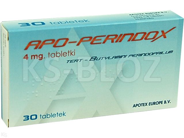 Apo-Perindox interakcje ulotka tabletki 4 mg 30 tabl. (3 blist. po 10 tabl.)