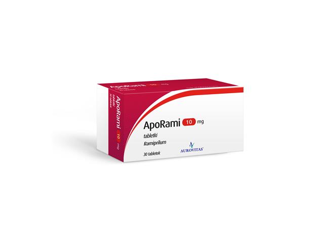 ApoRami (Ramipril Aurovitas) interakcje ulotka tabletki 10 mg 