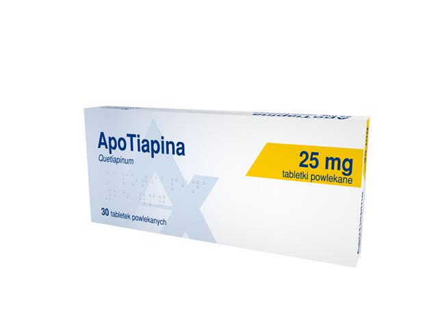 ApoTiapina interakcje ulotka tabletki powlekane 25 mg 