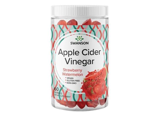 Apple Cider Vinegar w żelkach – smak truskawkowo-arbuzowy interakcje ulotka żelki  60 szt.