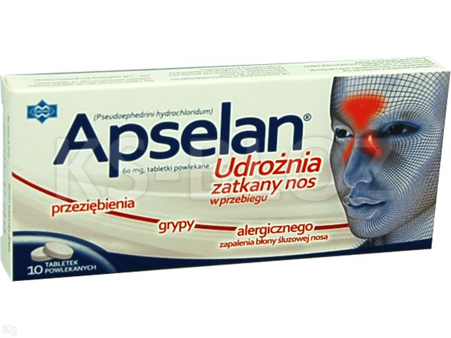 Apselan interakcje ulotka tabletki powlekane 60 mg 