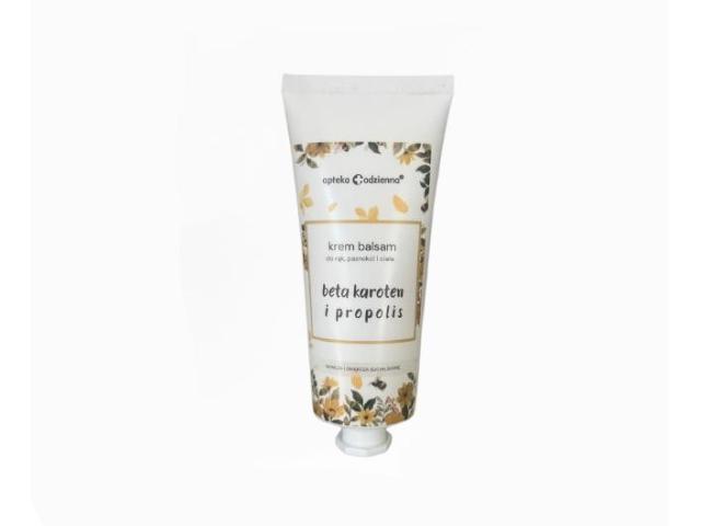 Apteka Codzienna Krem balsam do rąk, paznokci i ciała beta karoten i propolis interakcje ulotka krem - 100 ml