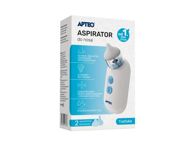Apteo Aspirator do nosa interakcje ulotka aspirator - 1 szt.