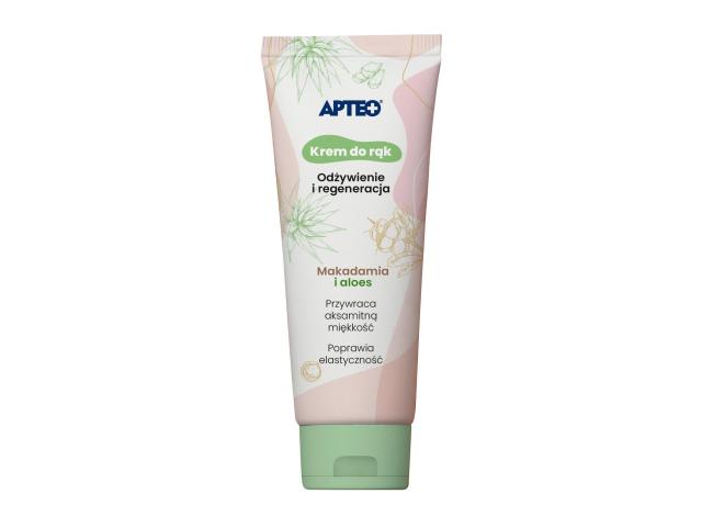 Apteo Krem do rąk odżywienie i regeneracja makadamia i aloes interakcje ulotka krem  75 ml