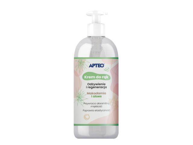 Apteo Krem do rąk odżywienie i regeneracja makadamia i aloes interakcje ulotka krem  300 ml