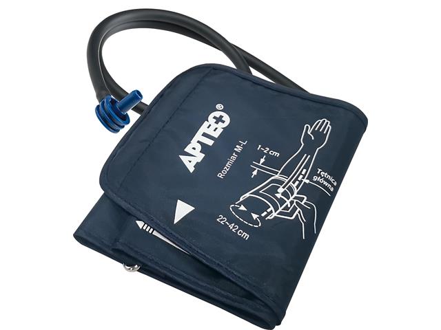 Apteo Mankiet do ciśnieniomierza M-L (22-42 cm) interakcje ulotka mankiet - 1 szt.