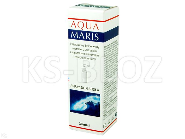 AQUA MARIS Spray d/gardła interakcje ulotka   30 ml