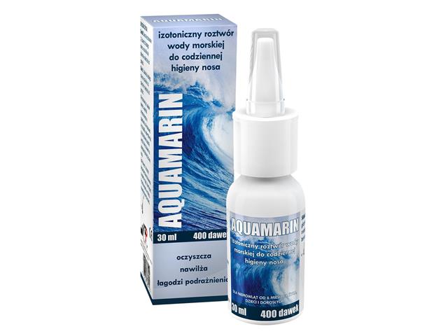 Aquamarin interakcje ulotka aerozol do nosa, roztwór  30 ml (400 daw.)