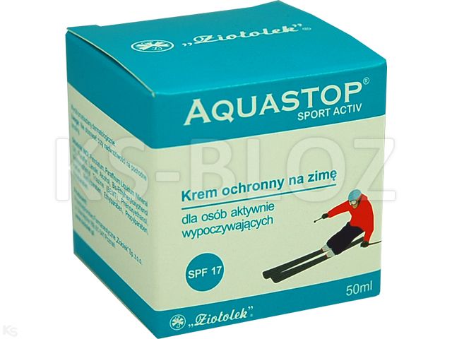 Aquastop Sport Activ Krem ochronny interakcje ulotka   50 ml