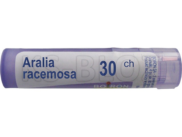 Aralia Racemosa 30 CH interakcje ulotka granulki  4 g