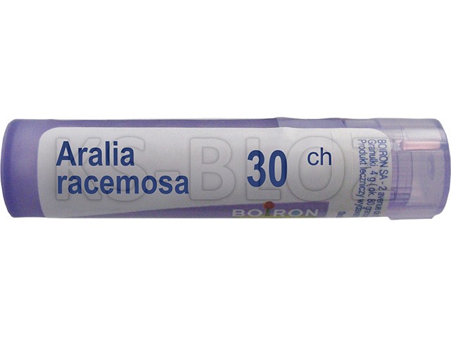 Aralia Racemosa 30 CH interakcje ulotka granulki - 4 g