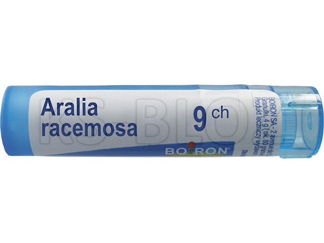Aralia Racemosa 9 CH interakcje ulotka granulki  4 g