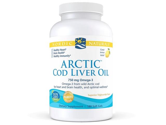 Arctic Cod Liver Oil 750 mg lemon interakcje ulotka kapsułki  180 kaps.