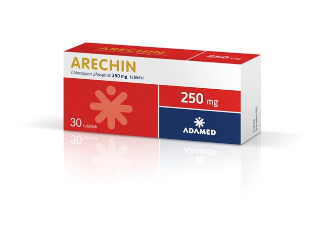 Arechin interakcje ulotka tabletki 250 mg 30 tabl. | blister