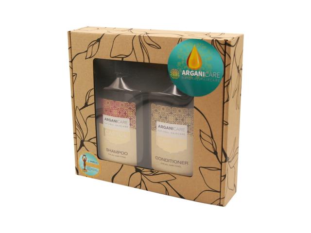 Arganicare Natural Haircare Castor Zestaw Szampon + Odżywka do włosów z olejem rycynowym interakcje ulotka zestaw - 400 ml + 400 ml