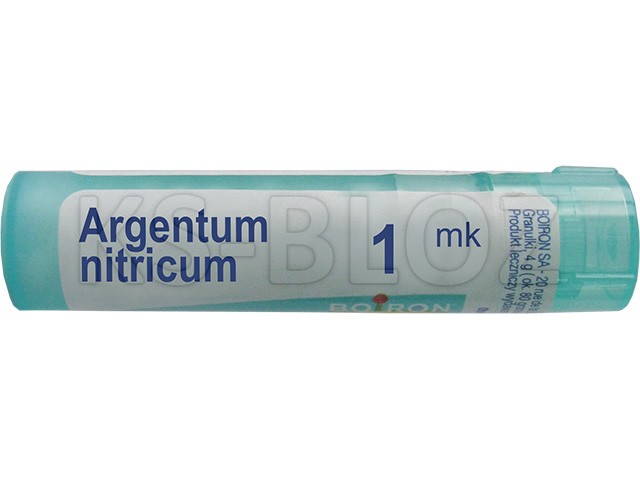Argentum Nitricum 1 MK interakcje ulotka granulki  4 g