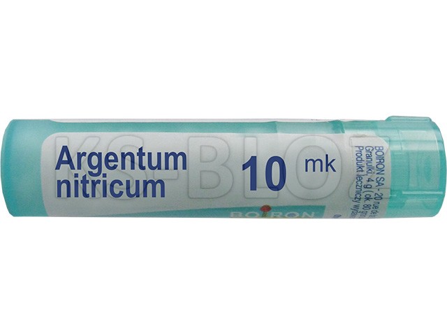 Argentum Nitricum 10 MK interakcje ulotka granulki - 4 g