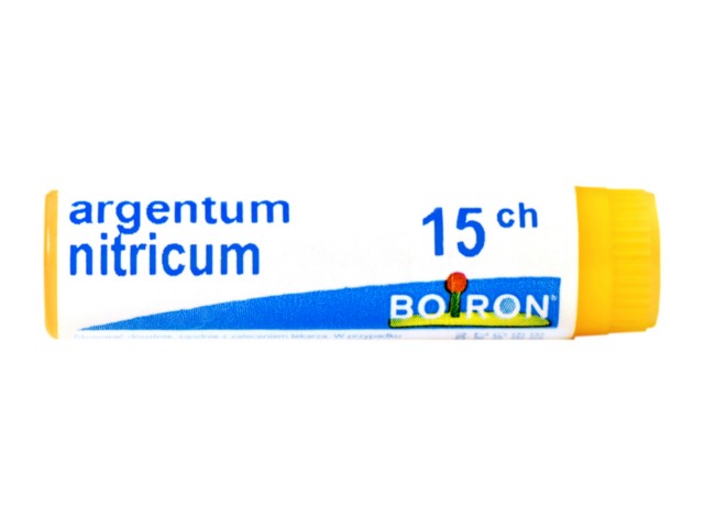 Argentum Nitricum 15 CH interakcje ulotka granulki w pojemniku jednodawkowym - 1 g