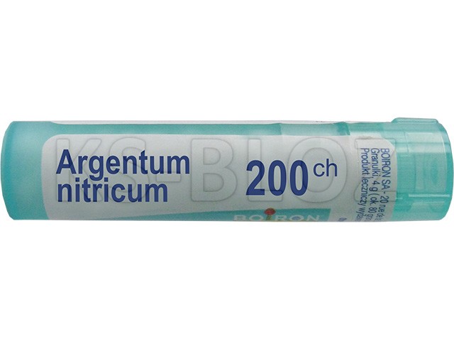 Argentum Nitricum 200 CH interakcje ulotka granulki  4 g