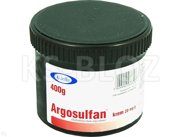 Argosulfan interakcje ulotka krem 20 mg/g 400 g