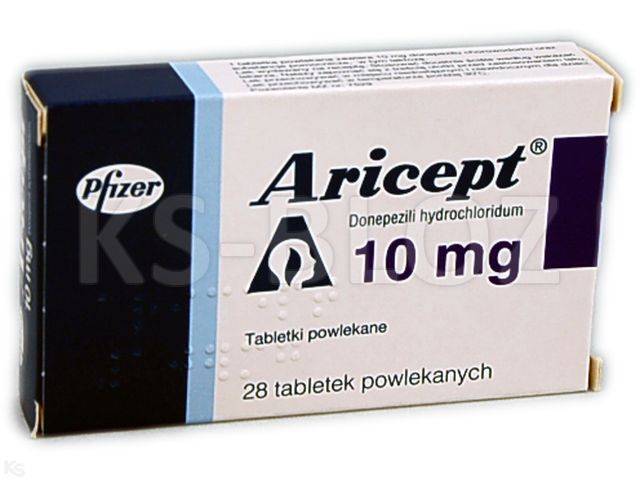 Aricept interakcje ulotka tabletki powlekane 10 mg 28 tabl.
