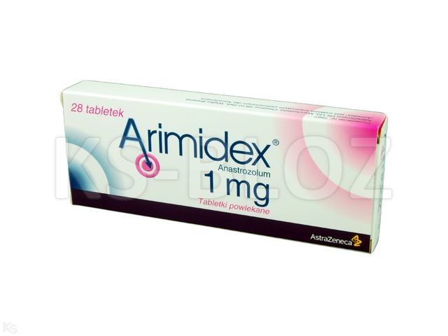 Arimidex interakcje ulotka tabletki powlekane 1 mg 28 tabl. | 2 blist.po 14 szt.