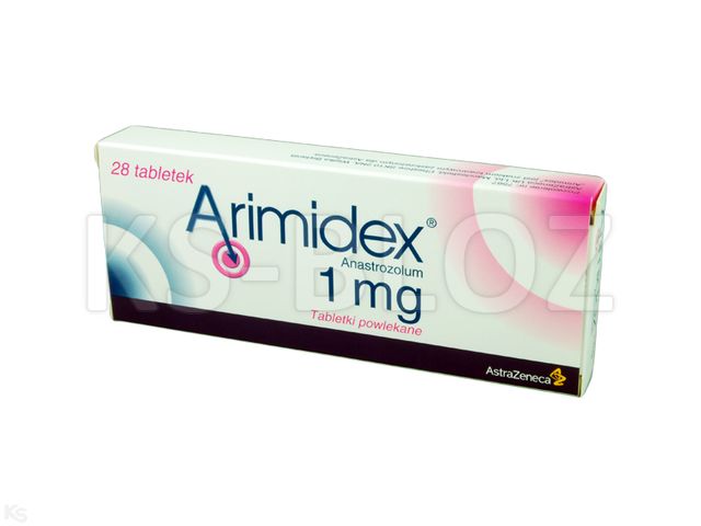 Arimidex interakcje ulotka tabletki powlekane 1 mg 