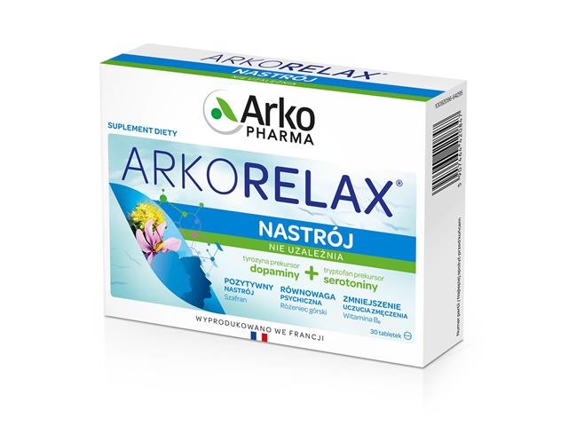 Arkorelax Nastrój interakcje ulotka tabletki - 30 tabl.